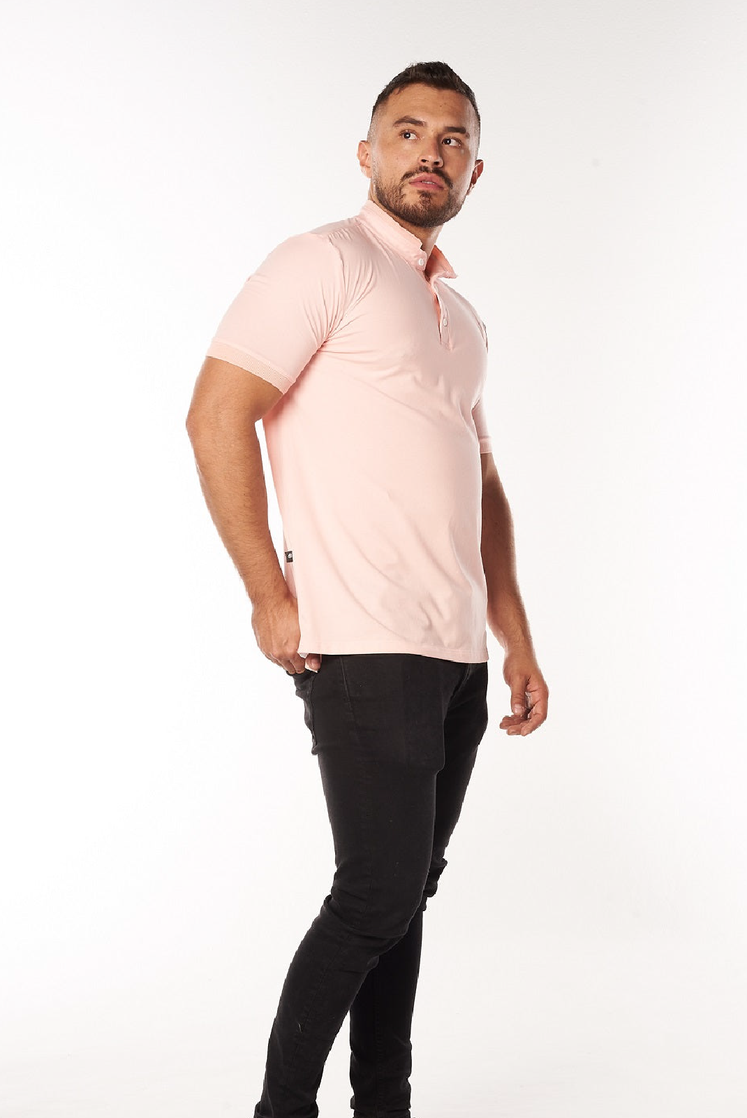 Polo Clasica Cuello Mini Rosado