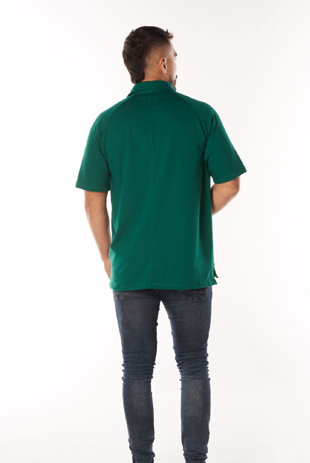 Polo Oversize Verde Botella