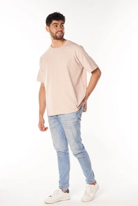 Camiseta Oversize Crema