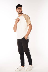 Camiseta Oversize Beige Arena -  Crema