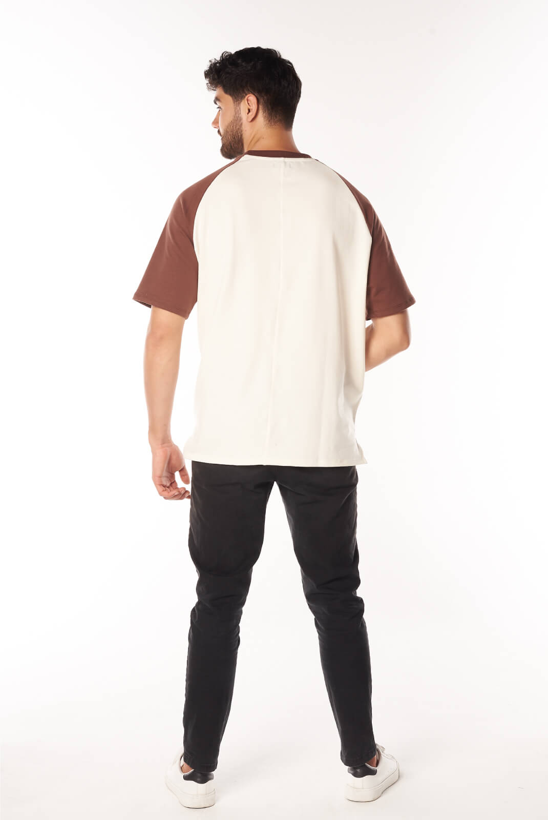 Camiseta Oversize Beige Chocolate