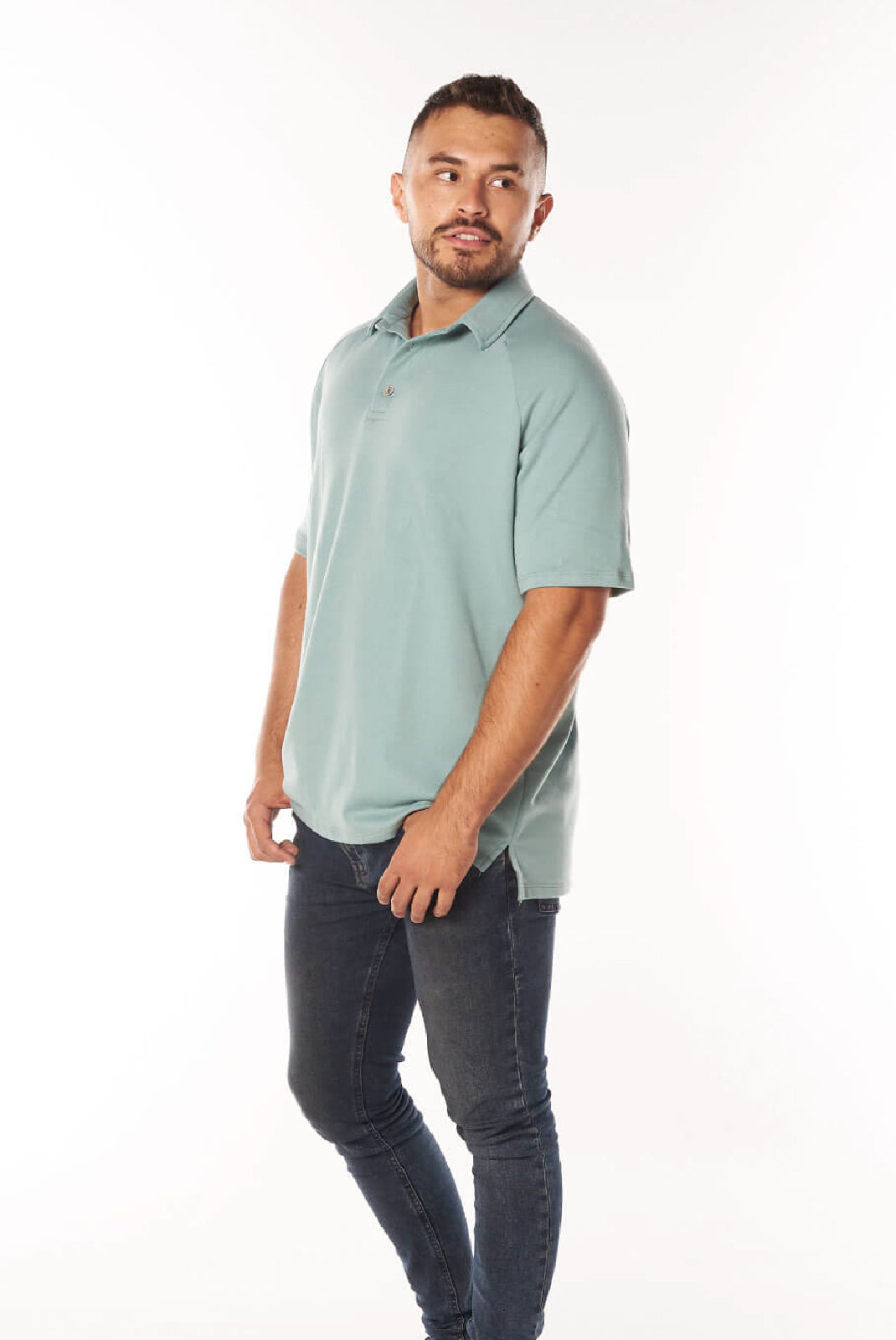 Polo Oversize Verde Menta